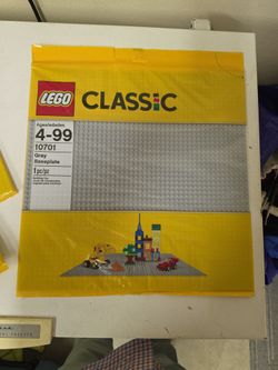 Lego - 4 Gray Baseplate (New in packaging)