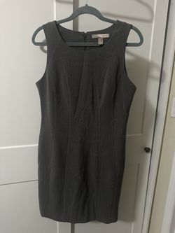 Forever 21 Grey Knee Length Dress - Size M