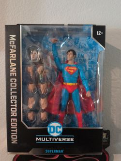 DC mcfarlane superman christopher reeve figure