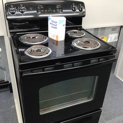 GE Coil Top Range. 1 year Warranty 
