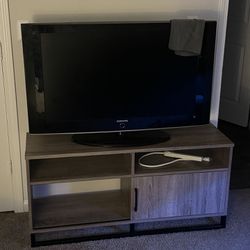 40 Inch Samsung TV with TV Stand