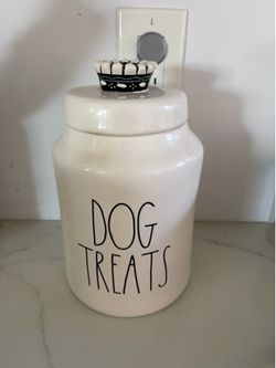 Ceramic Rae Dunn Artisan Collection by Magenta Dog Treat Jar