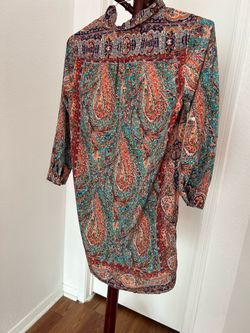 Philosophy Paisley Dress small
