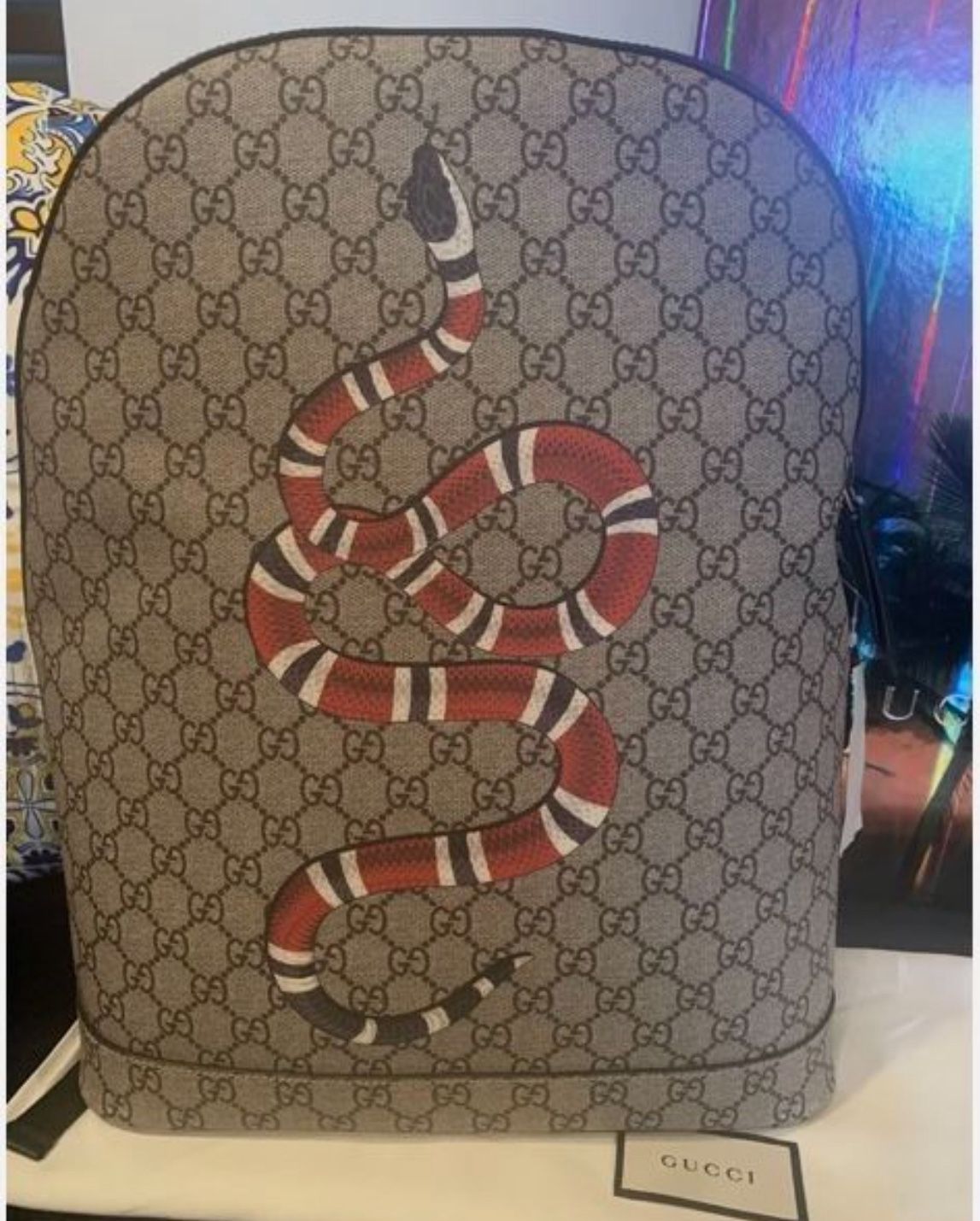 Gucci Snake Back Pack / Supreme Edition
