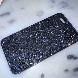 iPhone Case For 6/6s Black Glitter 