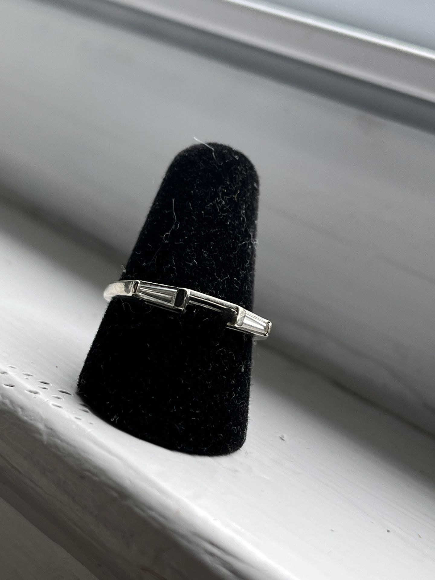 Vintage Platinum Wedding Band