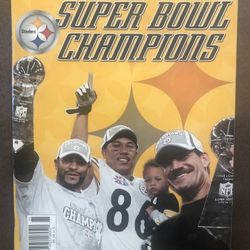 Lindys Sports Presents Super Bowl Champions Pittsburgh Steelers 2005 Magazine VGC-Ads-Photos-Stories 