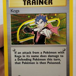 Pokémon TCG Koga Gym Challenge 19/132 Holo 1st Edition Holo