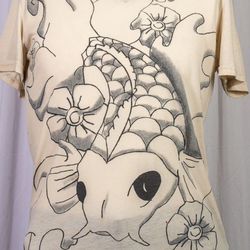 Men's Koi cream colored tshirt from Chaser sz M