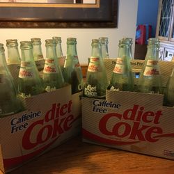 Vintage Diet Coke Bottles