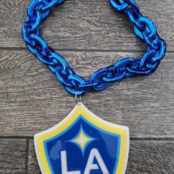 Los Angeles Galaxy Blue Fan Chain With Acrylic Logo