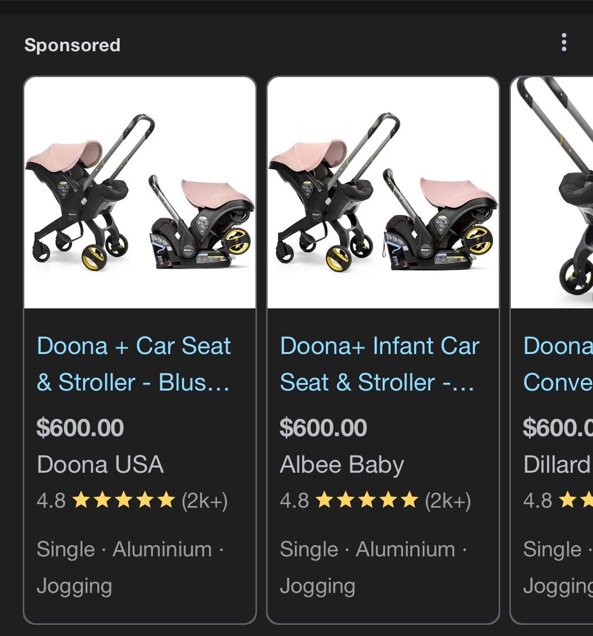 Doona ( Good condition) STROLLER/CARSEAT