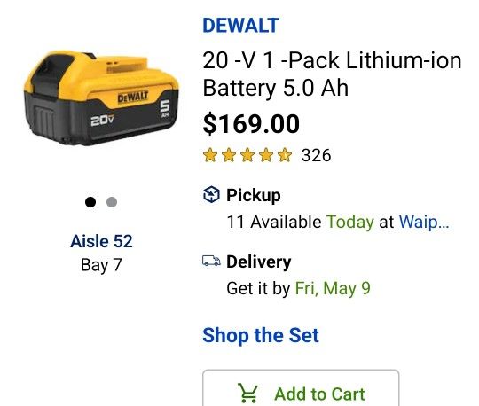 Brand New Dewalt 20volt 5ah Batteries. $65 Each