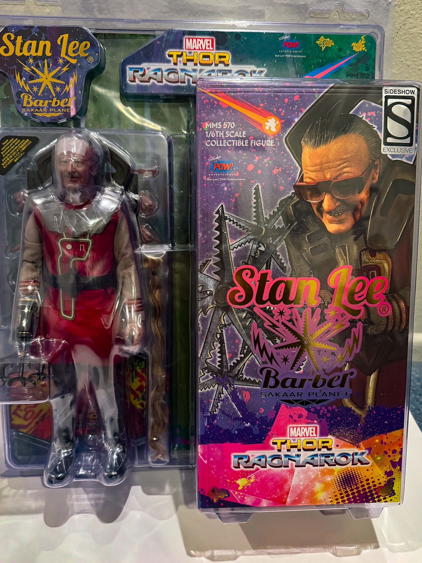 Marvel Thor Hot Toys Stan Lee Barber Sakaar Plant 1:6 Scale Action Figure MSS570