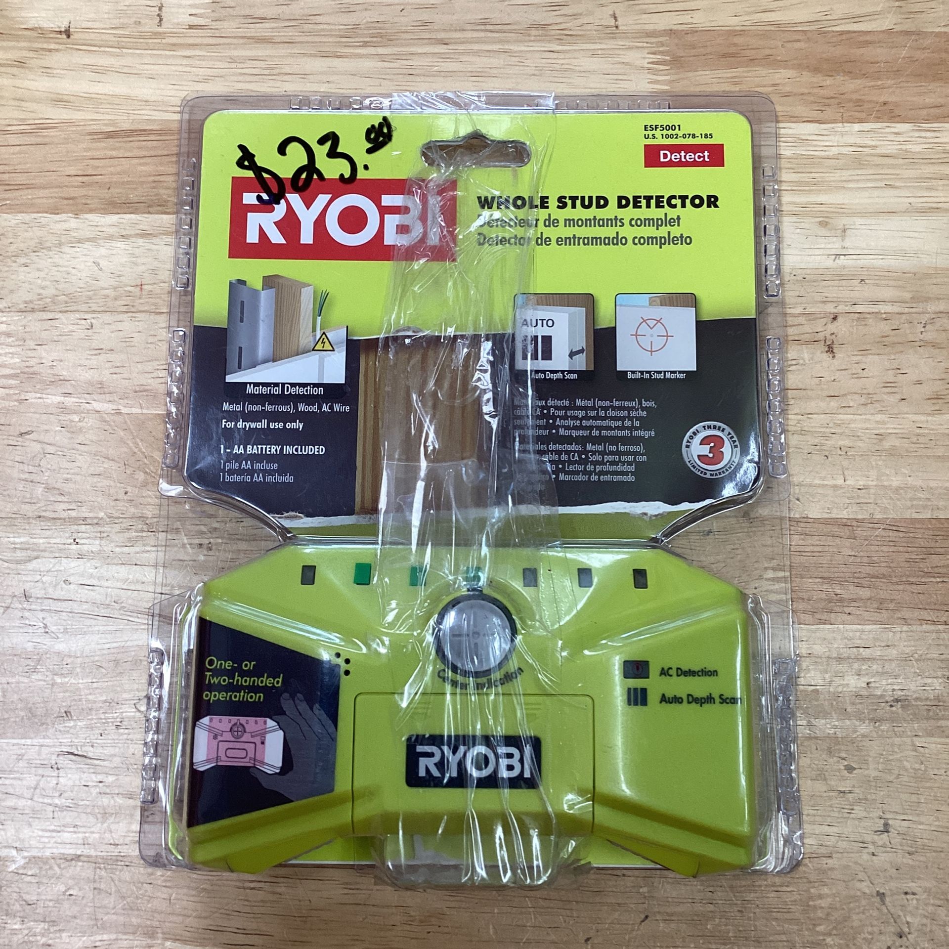 Ryobi ESF5001 Whole Stud Detector (New)