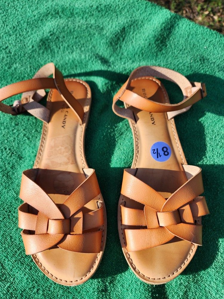 ZiGi Rock & Candy Women's Soft Leather Sandals- Size 8.5