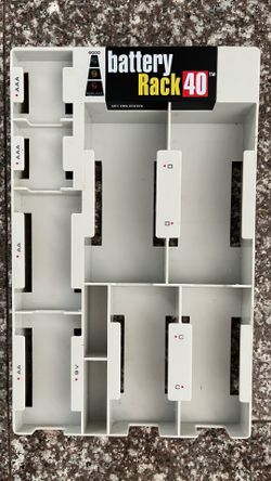 Battery Rack 40 Organizer