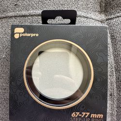  PolarPro Step-Up Ring 67mm to 77mm – Like New