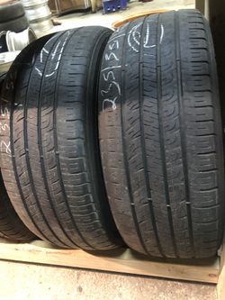 Pair tires 235 55 18