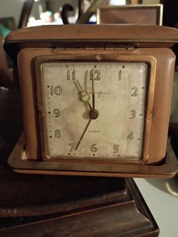 Vintage very old Travel Clock