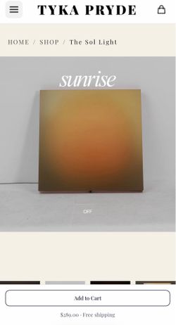 Tyka Pryde Sunrise Wall Light