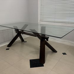 Glass Dining Table 