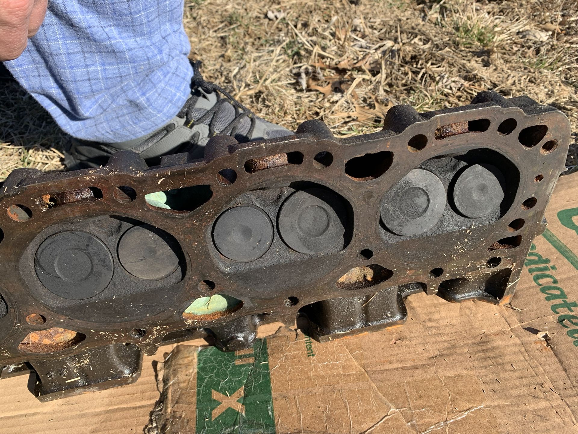 Sbc Heads 416 Casting Small Chamber Few Valves Siezed Up