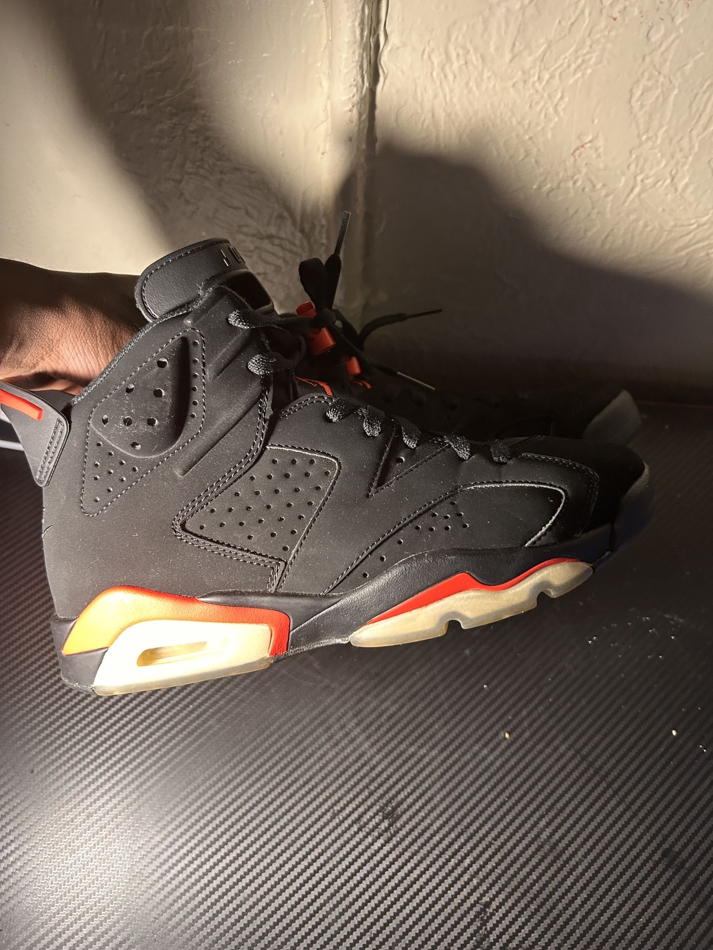 NEW AIR JORDAN 6 RETRO GS BLACK