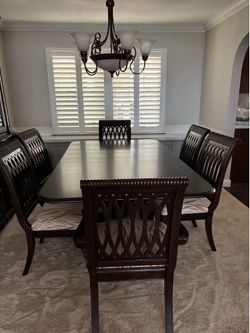 Dining Table and Hutch
