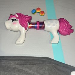 Hog Wild Unicorn Power Popper Foam Blaster Toy - Rapid Fire Rainbow Ball Shooter Blasts Up to 8 Foam Balls - Indoor or Outdoor Play - Gift for Kids. I