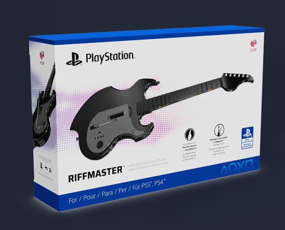 PDP Riffmaster Guitar for Rock Band + Fortnite Festival PS5 PS4 - IN HAND - Pickup Today!