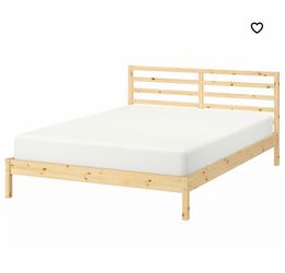 IKEA TARVA Full Bed Frame And Mattress