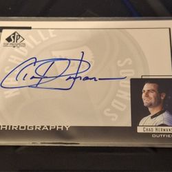 Chad Hermansen autographed baseball card (Minor League) 1999 Upper Deck Chirography Top Prospects 