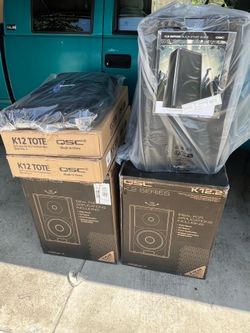 Qsc k12.2 and tote bagas pair