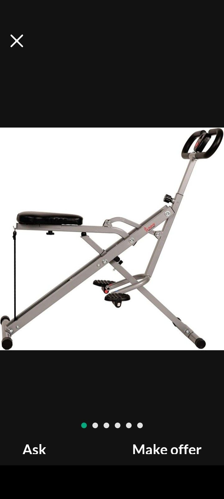 Squat Machine Rowing Machine