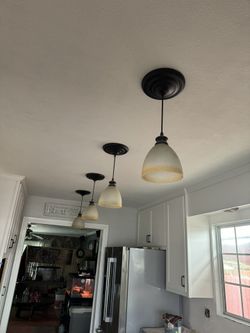 Kitchen Oil Rubbed Lights
