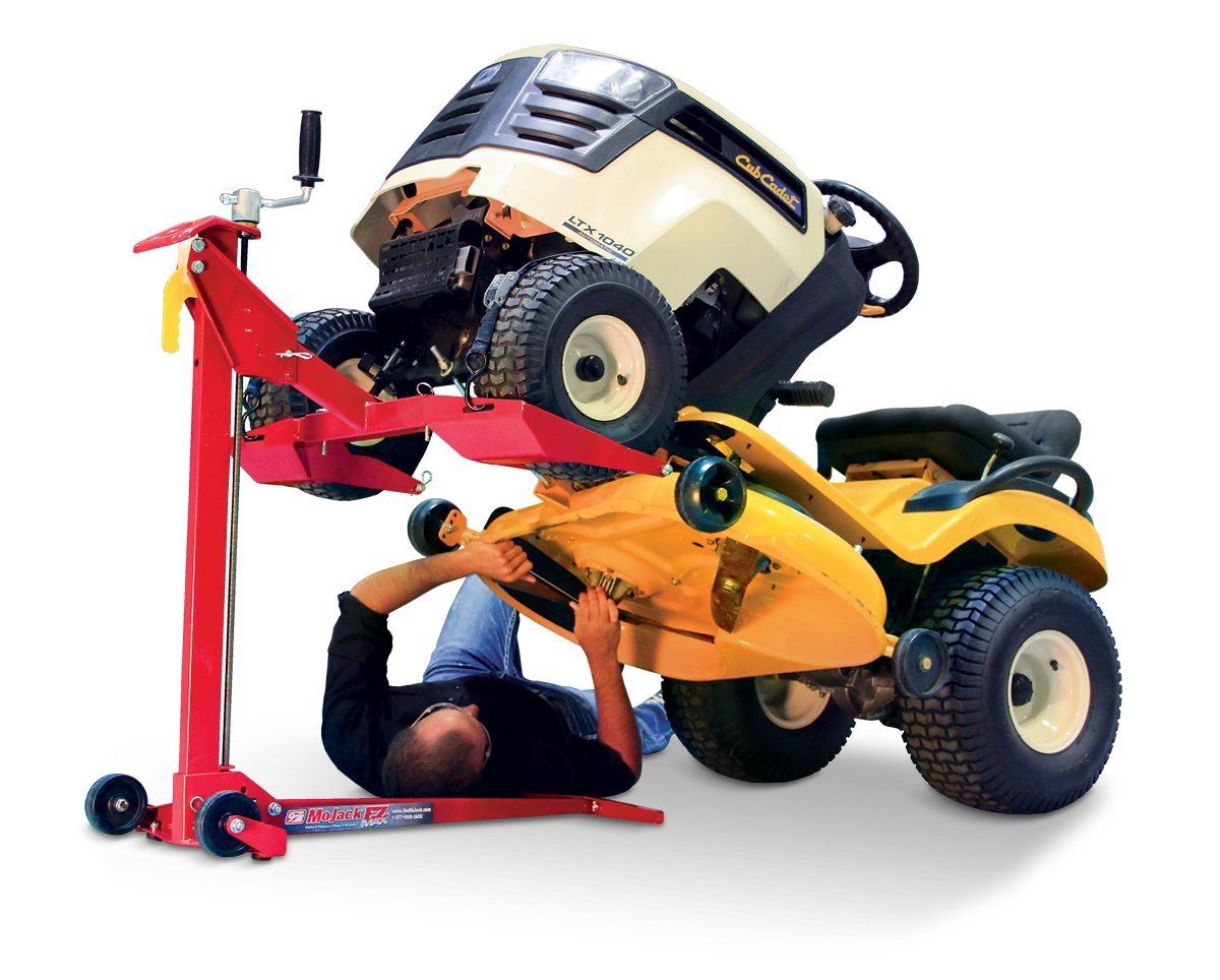 RIDING LAWNMOWER AND TRACTOR LIFT JACK