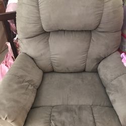 Sage Microfiber Recliner 