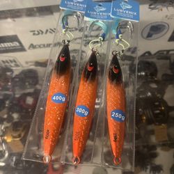 250/300/400 Salt Water Fishing Jigs 8$ And Up  Style Fishing Lures. Priced Well. 