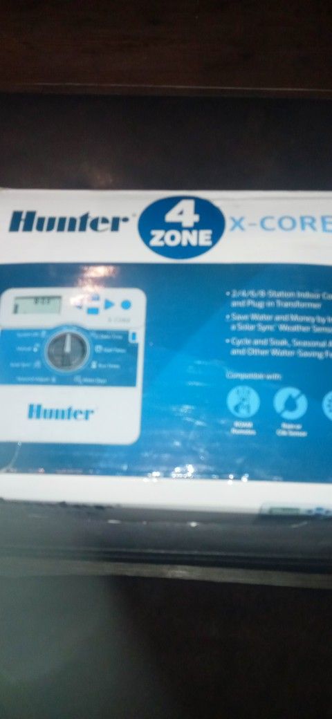HUNTER X-CORE 4 ZONE SPRINKLER TIMER