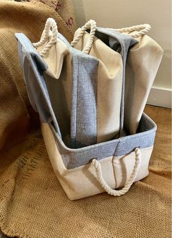 (4) Fabric Organizer Baskets