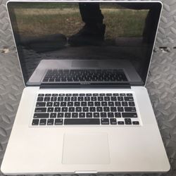 Apple MacBook Pro Mid-2010 15” i7 2.66ghz 8GB RAM 500GB HDD 1680x1050 U86