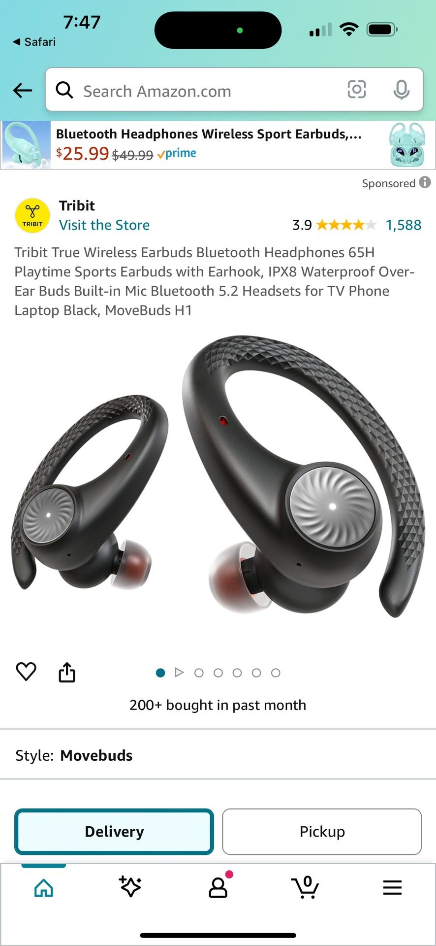 Tribit True Wireless Bluetooth Earbuds