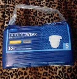 Extended Wear Adult Briefs Size Small 30 Count
