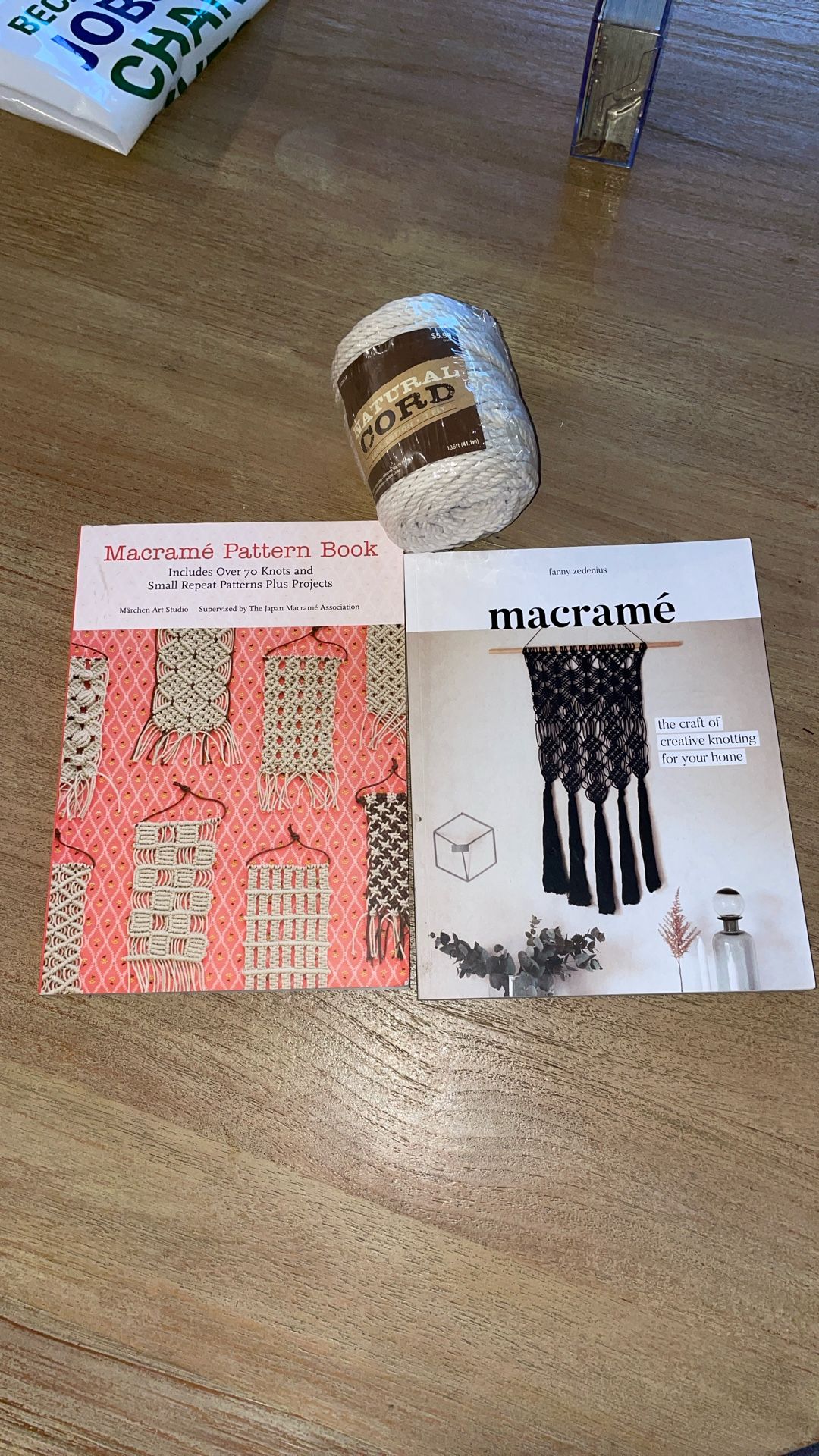 Macrame Books And New Cord