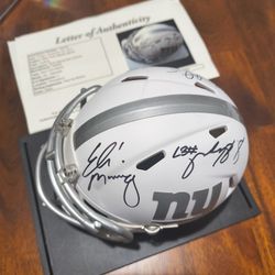 Multi Signed Mini Helmet Riddell Ice Alternate