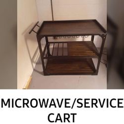 Microwave/service Cart