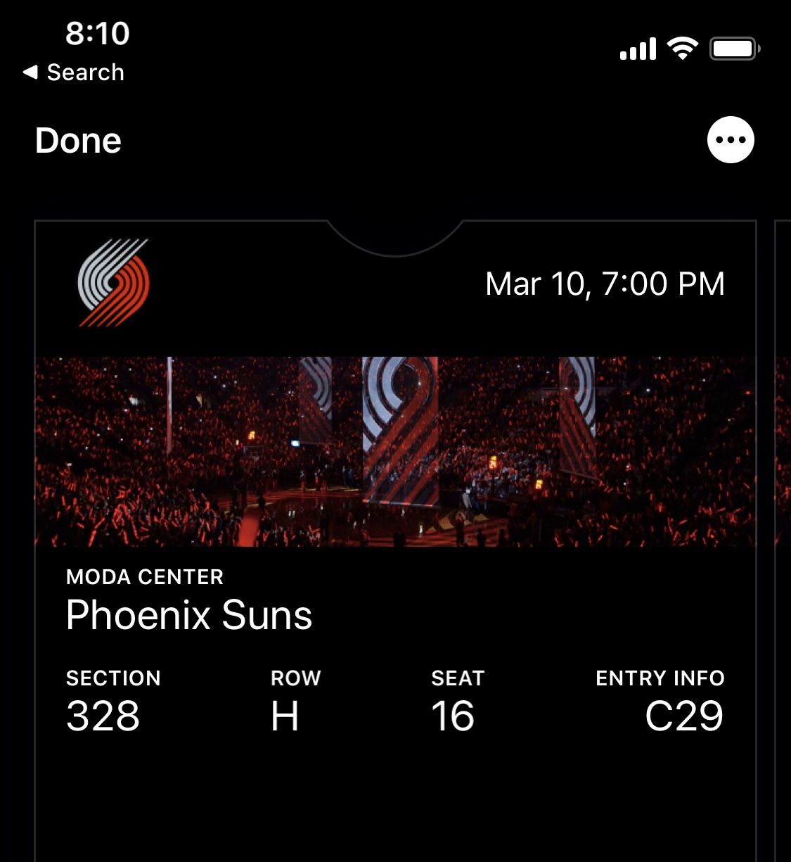 Blazers tickets vs Suns
