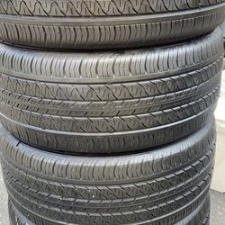 4 Llantas Usadas Continental Procontact 245/55/19 $260 Las 4