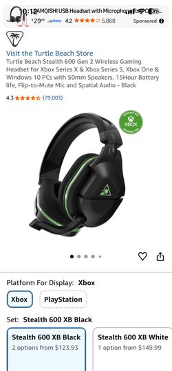 Turtle Beach Stealth 600 Gen 2 Gaming Headset